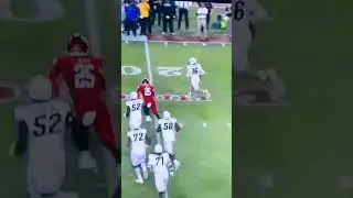 Buffs QB Ryan Staub Engineers the run and takes the bit hit!