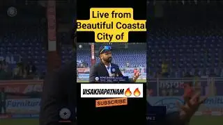 We are in the Coastal City of Visakhapatnam🔥🤩🤩 Toss Time❤️ IndVsEng Test Match Vizag🤩🤩🌊🌊