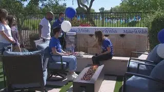 Chandler girl fighting cancer receives backyard surprise
