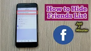 How to Hide Facebook Friend List in Just Two Minutes