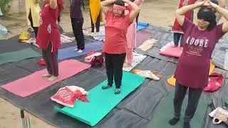 Blind Yoga | Taad Aasan | Akansha Tyagi