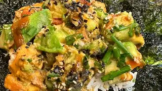 Sushi bake, if you like sushi you need to make this sushi bake at home, so easy to make.