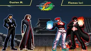 [KOF Mugen] Iori XIII vs Gustav (Insane AI) Fight #thekingoffighters