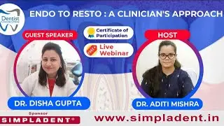 &ldquo;ENDO TO RESTO : A CLINICIAN&rsquo;S APPROACH&rdquo;