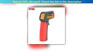 Best UNI-T Digital Infrared Thermometer UT300A+ Non-contact Temperature Gun MAX 400 Centigrade LCD&bull;