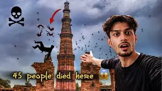 Exploring Qutub Minar | India&rsquo;s haunted Monumet people died after falling 😱 | Full Vlog DELHI EP:-6