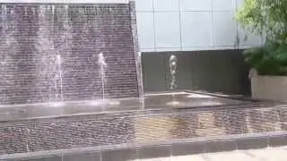 Comcentre Wall Waterfall and Water Fountains Area @ SingTel Comcentre Fountain Area