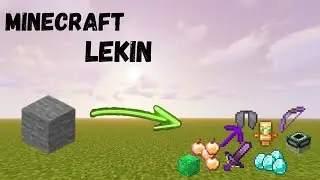 MINECRAFT LEKIN TOSHDAN EPIC NARSALAR TUSHADI /// DRAGON VA WITHERNI O'LDIRDIK // UZBEKCHA MINECRAFT