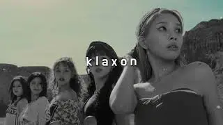 (g)i-dle - klaxon (클락션) (slowed + reverb)