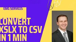 Do you know how to flip an excel file into a csv?