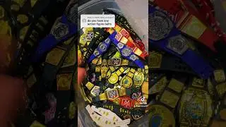 МИРОВОЙ РЕКОРД ПО ПОЯСУ ФИГУРКИ WWE!