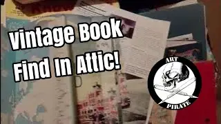 Attic Vintage Book Haul! I Found Some Old Source Material For Collage