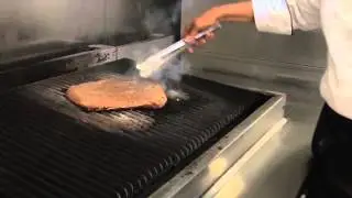 Chef Robbi Jenkins prepares flank steak.mp4
