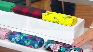 Lug Pill Organizer Case with Zip Pocket - Choo Choo XL on QVC