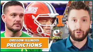 Oregon Ducks vs Illinois Fighting Illini PREDICTIONS | College Football Week 9