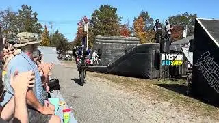 All four BMX and Dirt Bikes Jump[ing at the Same time Topsfield Fair MA 5 Oct 2025