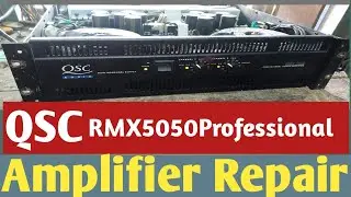 QSC RMX5050 Professional Amplifier Repair channel 1 volume control problem