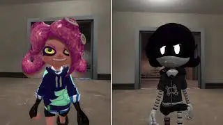 Splatoon/Murder Drones Gmod: Desti and Uzi Face-off (Remastered)