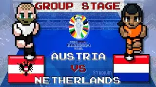 GROUP D: AUSTRIA vs NETHERLANDS| PIXEL EURO 2024 | PIXEL SPORTS