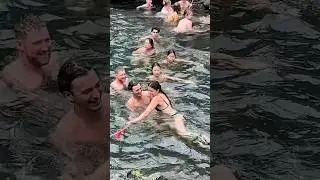 Waterfall Cliff Drop &ndash; Epic! #shorts #travel #waterfall #jumping