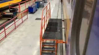 Ik mocht de deuren van de icmm 4065 openen en sluiten met de conducteur sleutel