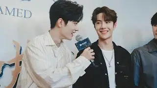 [BJYX♡] Entrevista de xiao zhan e yibo na tailândia fanmeeting por bazaar china!