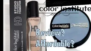 Color institute foundation and face powder review| affordable foundation | part 1
