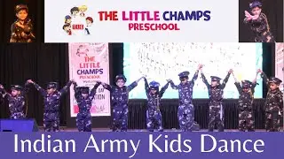 Tribute to India Army by The Little Champs Kids | Kids Patriotic Dance | Power Pack Army Dance