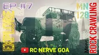 RC Monsoon trails in Goa EP#7 | rock crawler | cinematic video | mn128 #rcjeep #thar #goa #monsoon