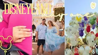 OUR FIRST TIME IN DISNEYLAND 🐭✨🏰 Honeymoon Vlog, Travel Day, Checking in to Disneyland Hotel & more!