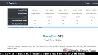 Thorncoin Update: New info on Long Term Staking!