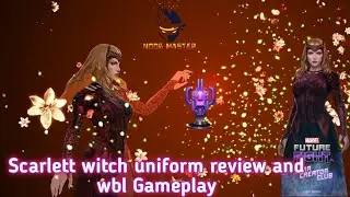 [MFF] Scarlett Witch Multiverse Uniform Review And Wbl Gameplay | Noobmaster | Marvel Future fight
