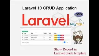 Fetch complete records from database table and show in blade view table