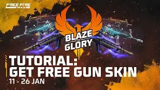 How to get FREE Legendary Gun Skin | Blaze Of Glory | Garena Free Fire MAX