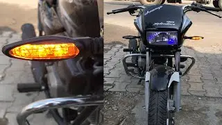 Led indicator for splendor plus | #splendormodified #ledindicatorforbike #trending