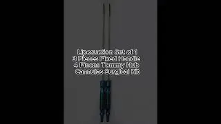 Liposuction Set of 4 Tommy Hub and 13 Fixed Handle Cannulas Surgical Kit A+ Set