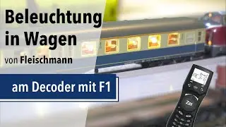 Passenger car lighting via F1 on the DCC decoder