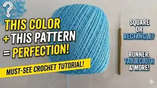 So Elegant! This Color + This Pattern = PERFECTION! 😱​ Square to Rectangle! #easytutorial 
