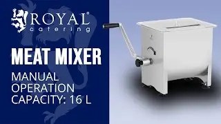 Meat Mixer Royal Catering RC-MMA16 | Product Presentation