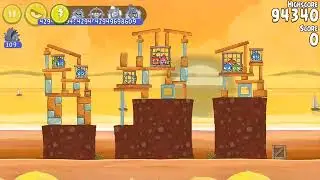 Angry Birds Rio Golden Beachball Speedrun (Mighty Eagle) Any% in 7:35 [1080p]