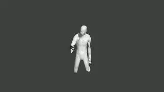gun shooting animation in blender (improved)