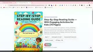 Step By Step Reading Guide  With Engaging Activities for KidsE book