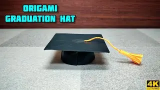 Origami Graduation Hat | Origami tutorial | Paper craft | Magic Folds