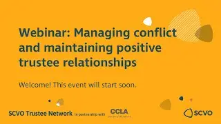Managing conflict and maintaining positive trustee relationships