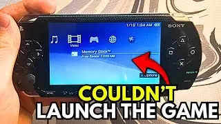 Как исправить ошибку &laquo;Не удалось запустить игру&raquo; на PSP (просто) 2026