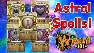 Wizard101 - NEW Astral Spells Just Announced!! (Evil Auras)