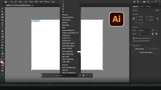 Как изменить размер холста в Illustrator