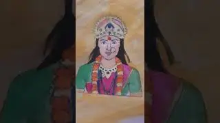 Laxmi mata drawing for water colour 🙏🙏💐💐💐💐💐🥰🥰#shortvideo