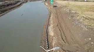 PVC sheet piles for flood protection