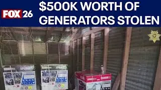 Houston man charged with stealing nearly $500,000 worth of generators